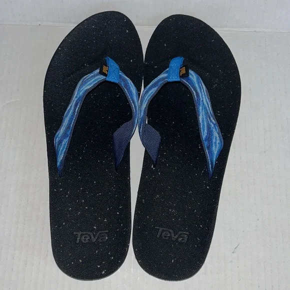 Teva Reflip Wave Blue Flip Flop Sandal, Women's Size 11 - Picture 2 of 7